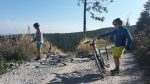 Mit den Mountainbikes vom Schöckl